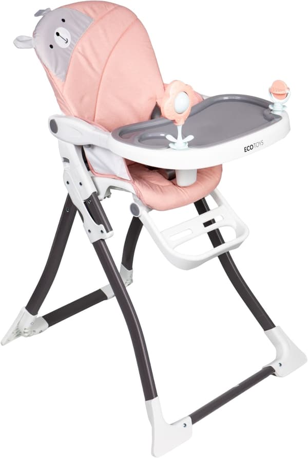 EcoToys Hopfällbar Barnstol Rosa