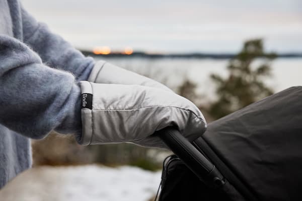 Elodie Details - Barnevognsmuffer - Sølvglans