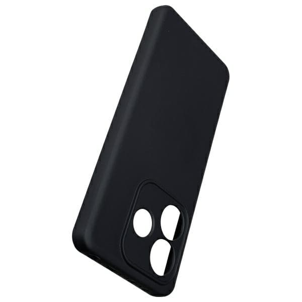Beline-silikonikuori Xiaomi Redmi Note 14:lle, musta