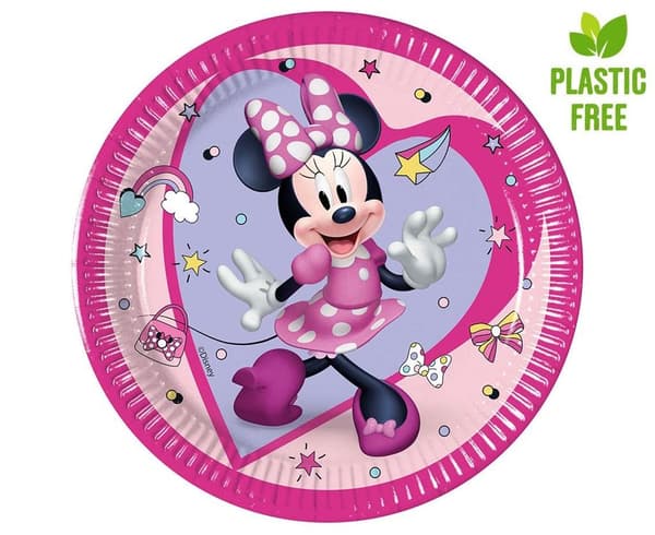 Minnie Junior papperstallrikar 20 cm 8 st