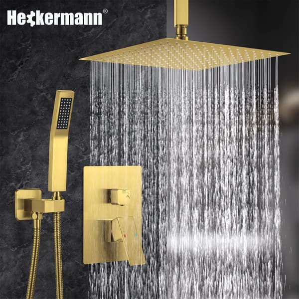 Heckermann MS-25602 Guldfärgad inbyggd duschset