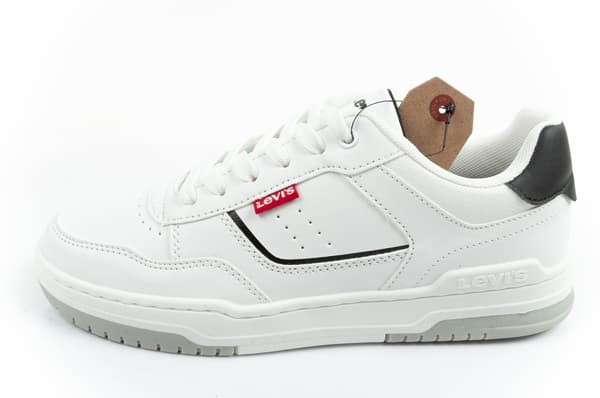 Levi's John Se Syntetisk Hvid/Sort [VJOH0013S0062] størrelse 39