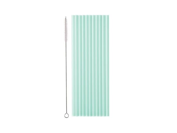 Sage plastiksugerør 23 cm 12 stk.