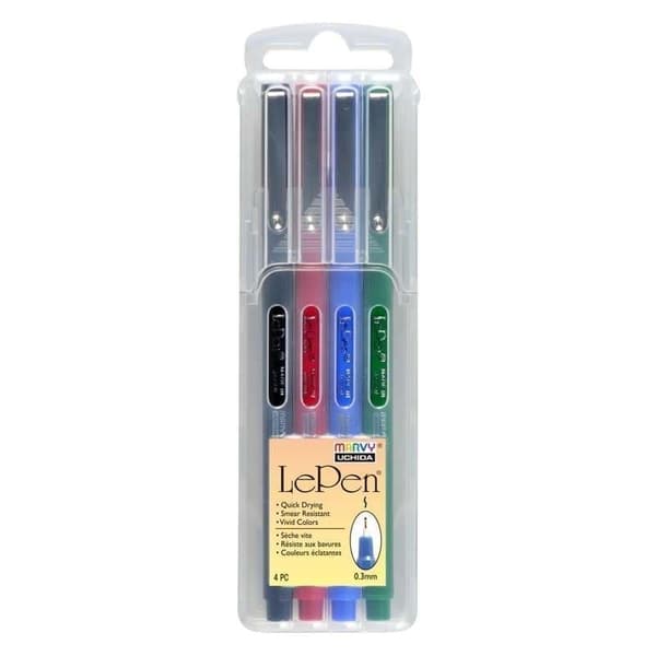 Primære fineliners i 4 farver