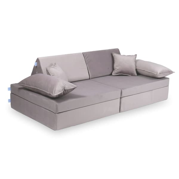 Montessori Premium fløjls lilla legesofa