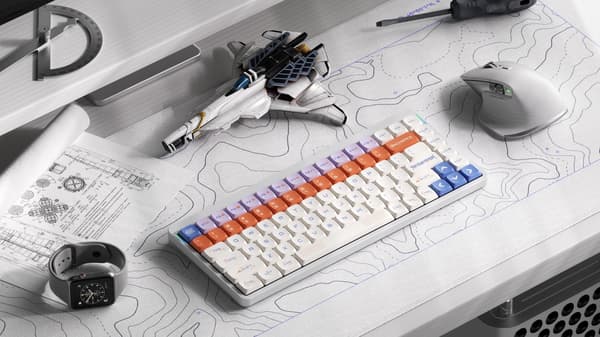 Nuphy - Space Engineer nSA Dye-sub PBT-tangenter - Mekaniska tangentbordsknappar Mörka