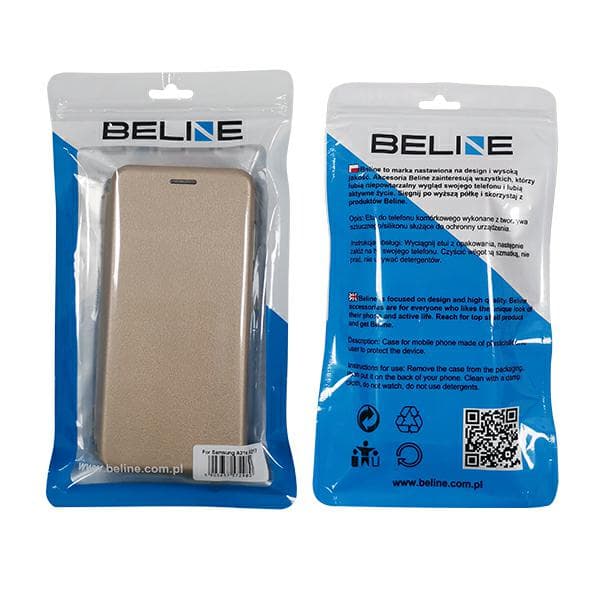 Beline Book Magnetisk Etui til Galaxy A21s Guld