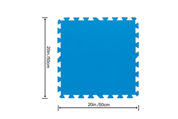 58220 Skummåtte til poolbund 50 cm x 9 stk.
