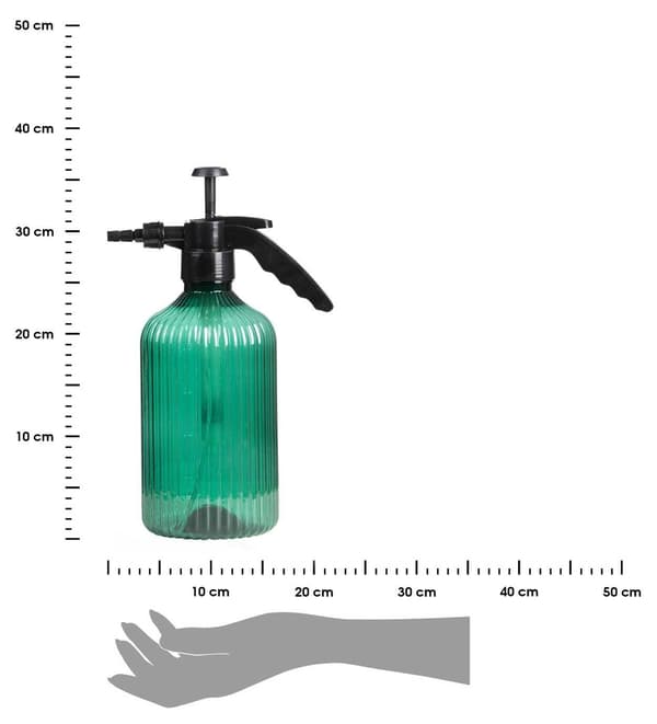 Tryksprøjte til planter, grøn