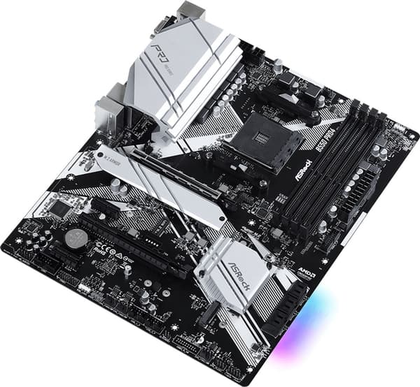 ASRock B550 Pro4 bundkort (sAM4, AMD B550, PCI-Ex16)