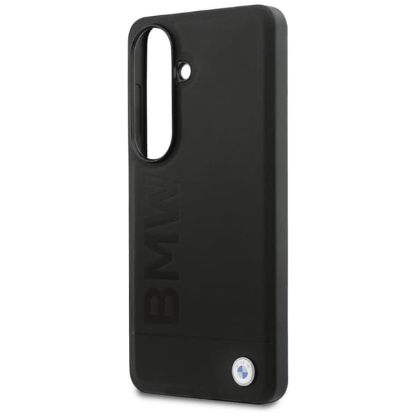 BMW Læder Hot Stamp MagSafe-etui til Galaxy S26 Plus, sort