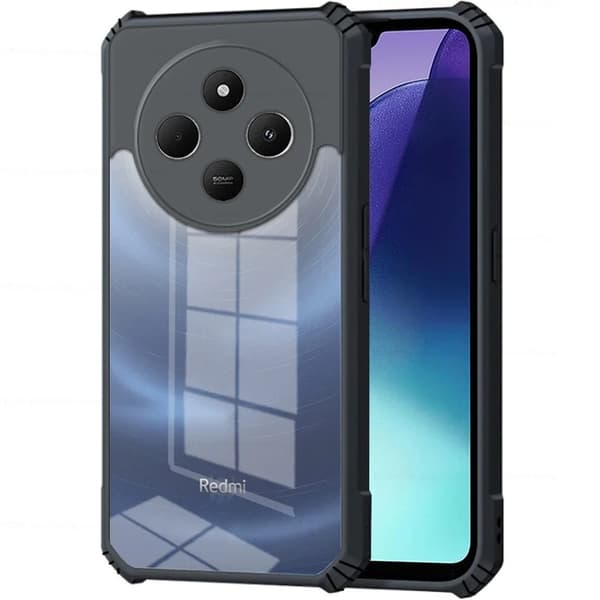 Etui til Xiaomi Redmi 14C / Xiaomi Poco C75, AntiDrop Hybrid, sort