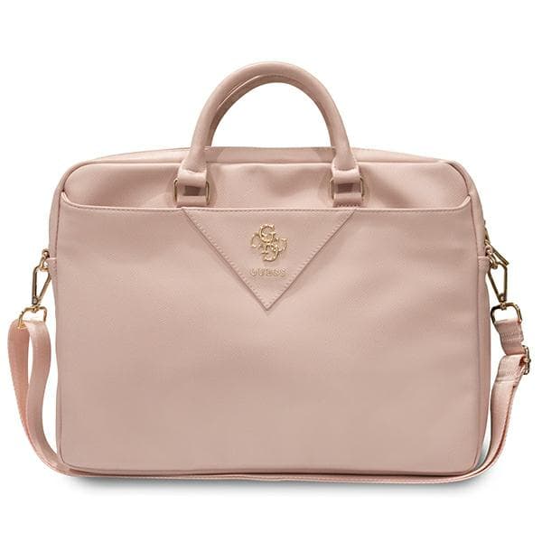 Guess Triangle 4G Laptoptaske til op til 16" - Lyserød