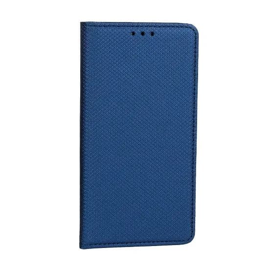 Etui til APPLE IPHONE 12/12 PRO SMART MAGNET BOOKETUIL MARINEBLÅ + Glas