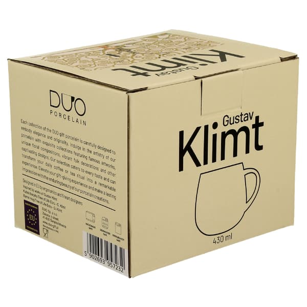 Klimt Ecru porcelænskrus