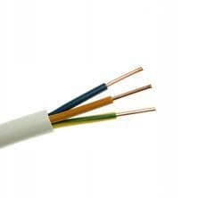 Rund installationskabel YDY 3x1,5 10m