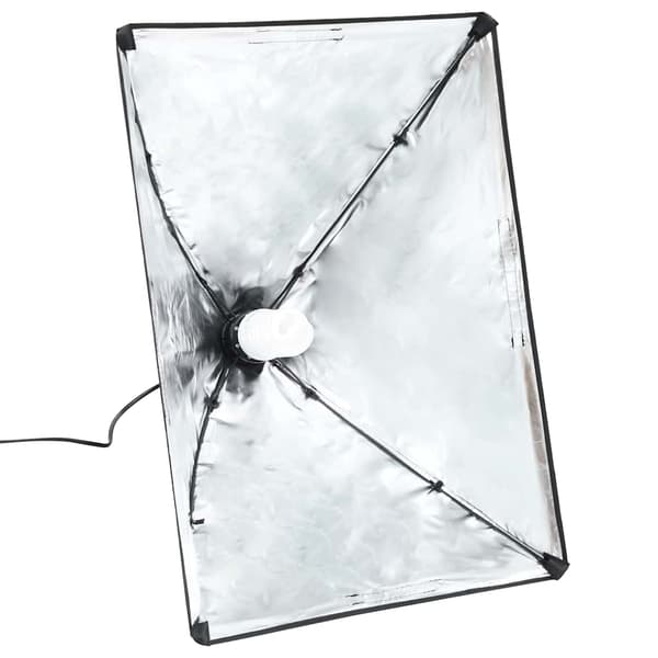 vidaXL professionelle studielamper, 2 stk., 40x60 cm, stål, sort