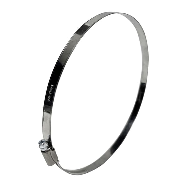 W2 snäckklämma Ø190-210 mm, bredd 12 mm - rostfritt stål
