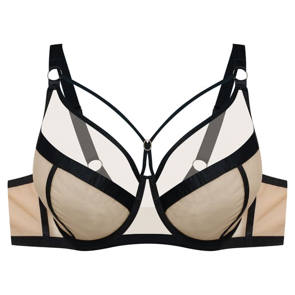 GLAM Esotiq Soft Bh | Sort og Beige 90C