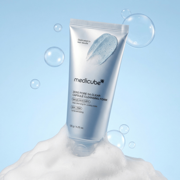 Medicube - Zero Pore SA Clear Capsule Cleansing Foam - 120ml