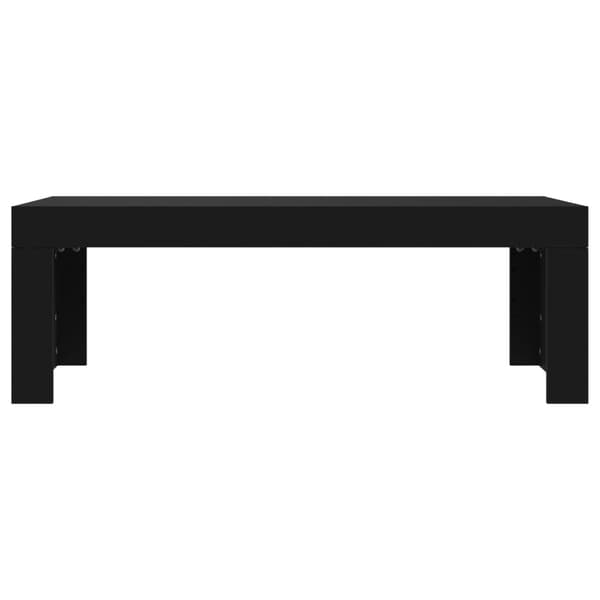 vidaXL sofabord, sort, 102x50x36 cm, træbaseret materiale