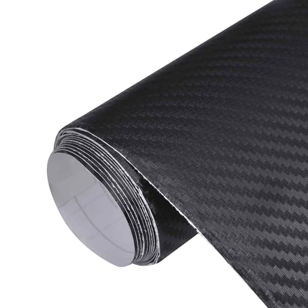 vidaXL 3D-bilfolie, 2 stk., sort, 100x150 cm