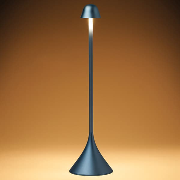 Lexon Steli Bell bordslampa ljusblå