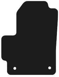 polyamid førermåtte til: Daewoo Matiz hatchback 1997-2007 gummibelagt førermåtte