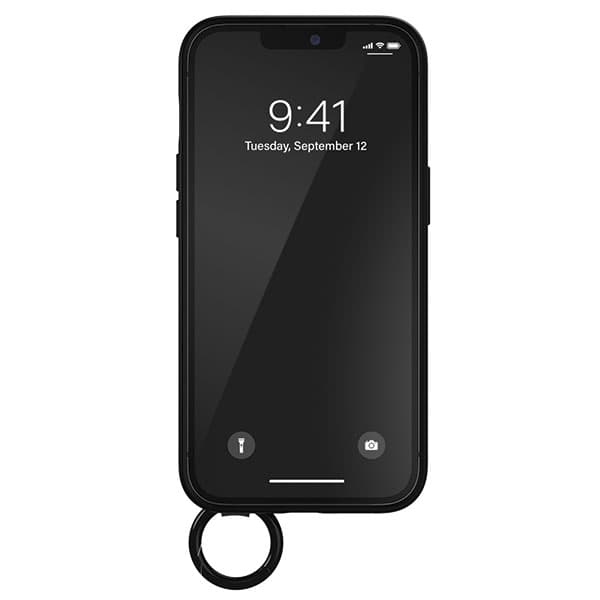 Adidas iPhone 13 Pro/13 cover med håndledsrem, sort og grøn