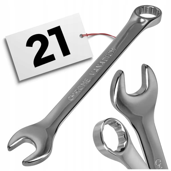 21 mm gaffelnøgle CR-V stærk solid standard