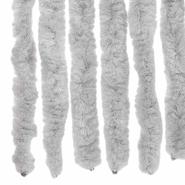 vidaXL Flugnät, Grå, 56x200 cm, Chenille