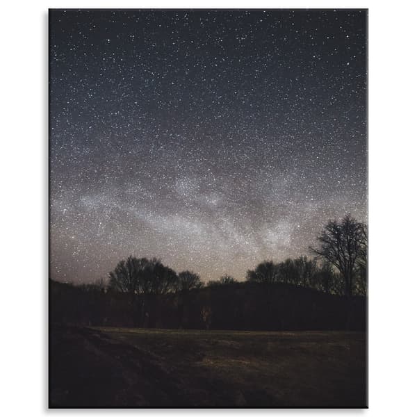 Lærredstryk Rum Stjernehimmel 80x100