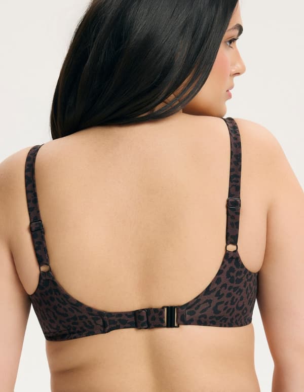 Esotiq BASE Prickig Vadderad Bikiniöverdel | Brun 80D