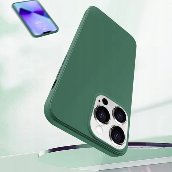 LOS ANDES cover til iPhone 14 Pro Max, silikone, grøn