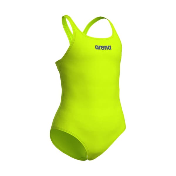 Arena Team Swim Pro Solid flickbaddräkt arktis lime future dusk 140 (10-11 år)