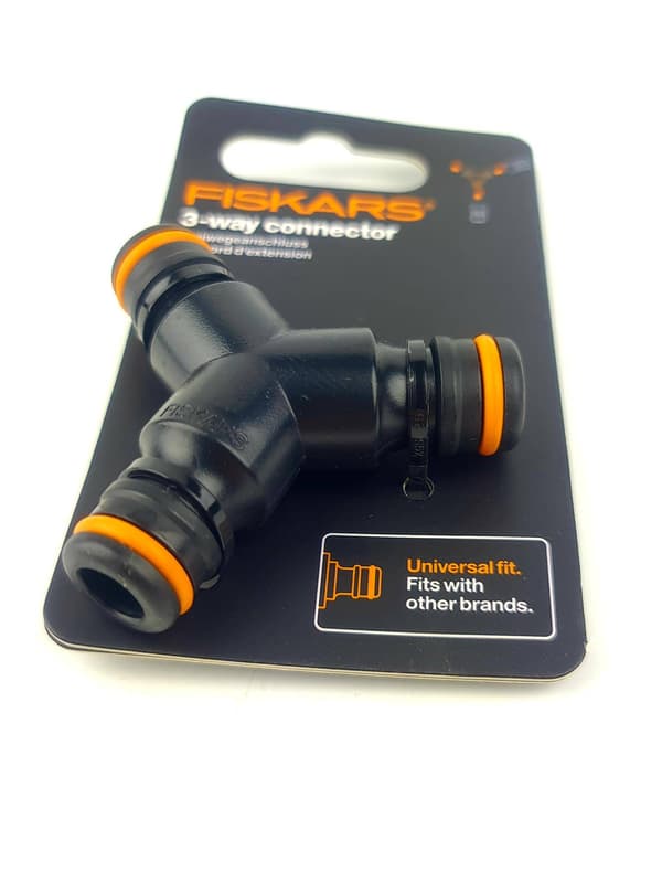Fiskars Y-splitter 1027070 Tilslutning af 2 slanger Universal Solid Havevanding