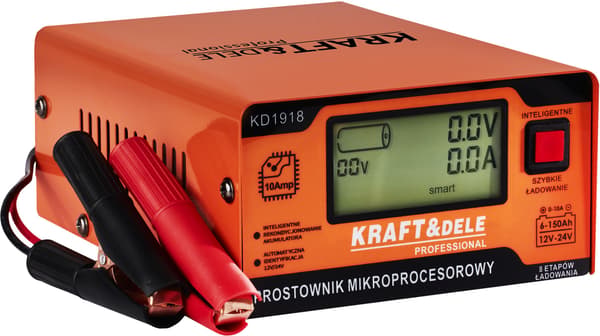 Mikroprocessor-ensretter 10A 12/24V KD1918