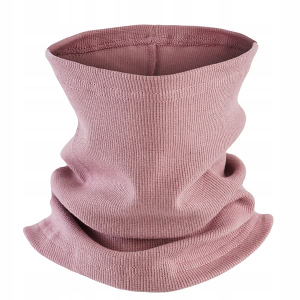 Vårmössa för flickor med halsduk SET, smutsrosa TK 52 cm
