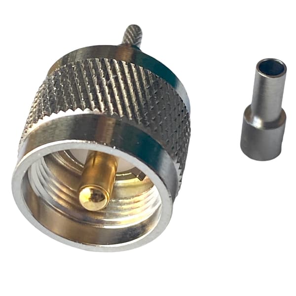 UHF PL hanstik til RG174 kabel