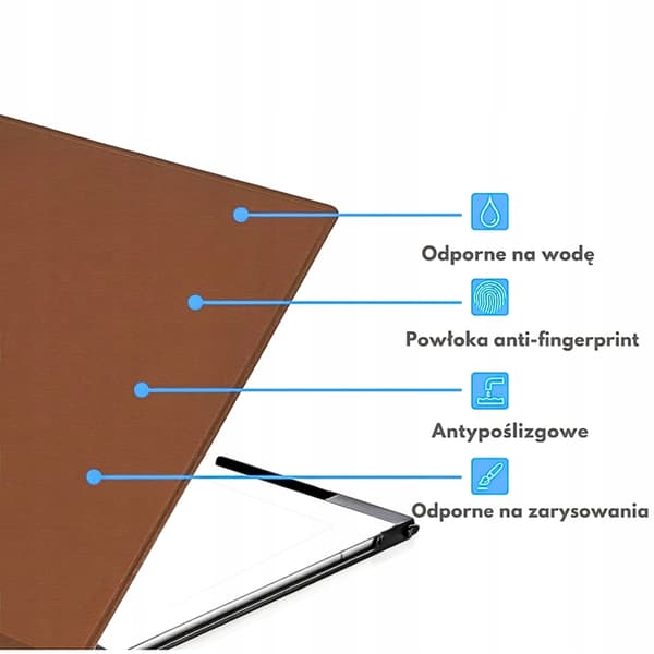 Det letteste magnetiske etui til reMarkable 2 brun
