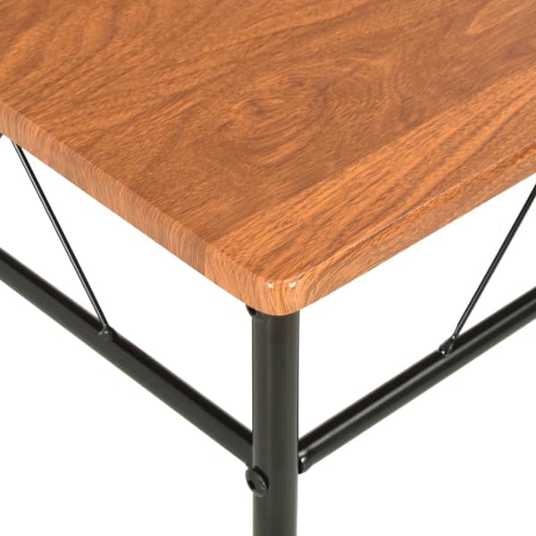 vidaXL Matstolar, set om 4, brun, MDF