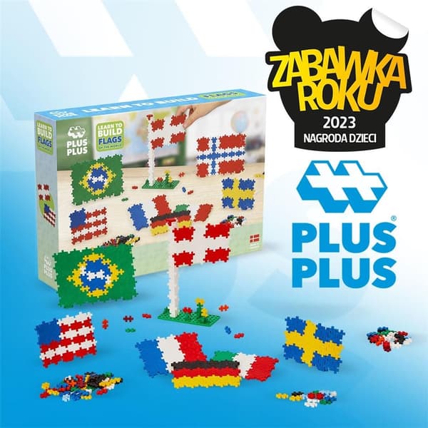 Plus-Plus Blocks Lär dig bygga världens flaggor