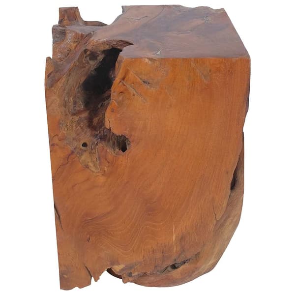 vidaXL Pall massiv teak
