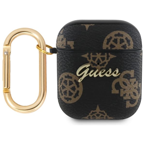 Guess 4G Hook-etui til AirPods 1/2, sort