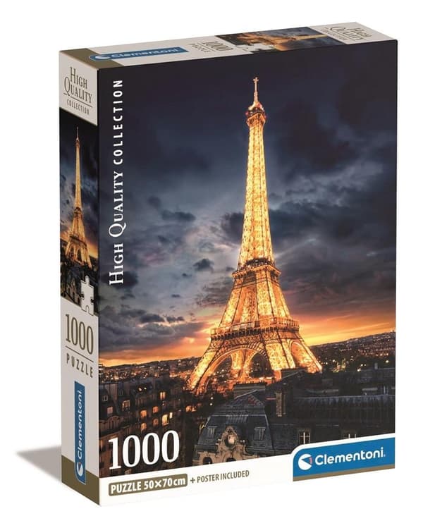 Puzzle 1000 kompakti Eiffel-torni