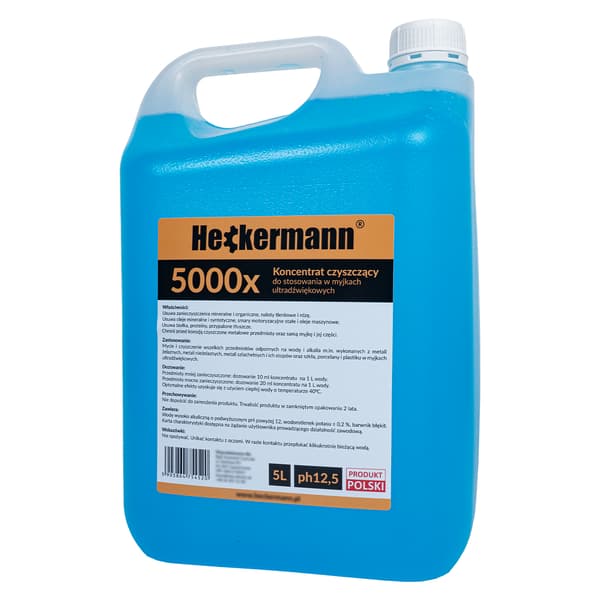 Heckermann pH12,5 ultralydsrenservæske 5L