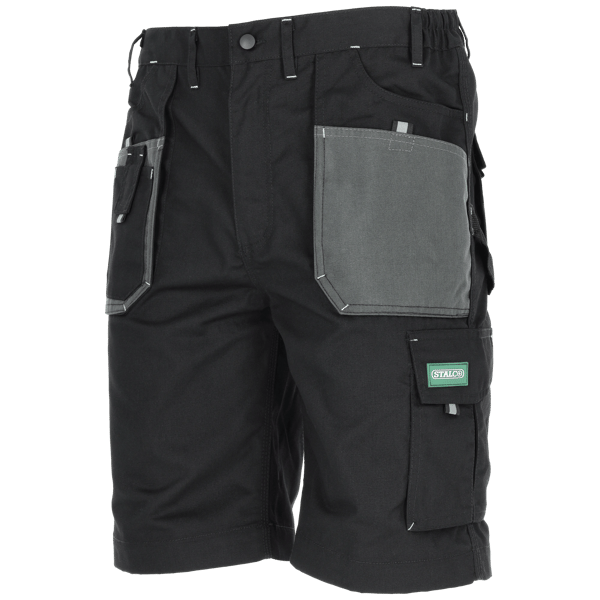 BASIC LINE S Arbetsbyxor Shorts Grå BASIC LINE S Arbetsbyxor Shorts Grå Svart L