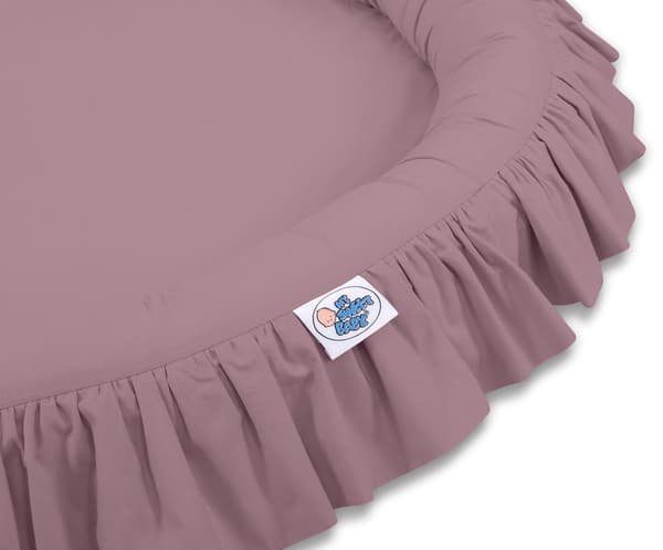 Rede med flæse - retro pink