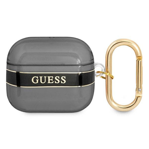 Guess Strap Collection etui til AirPods 3, sort