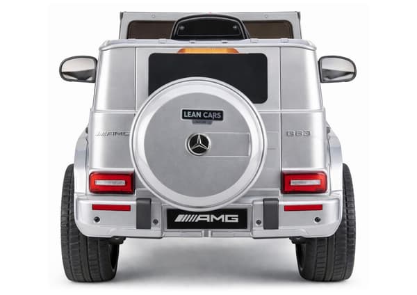 Mercedes AMG G 63 Silverlackerad Batteridriven Bil
